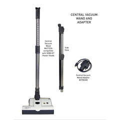 SEBO Cental Vacuum Adapter and Telescoping Wand Attachment for ET Power Heads