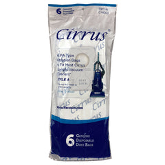 Cirrus Style A HEPA Paper Vacuum Bags Type CR99 6 Pack