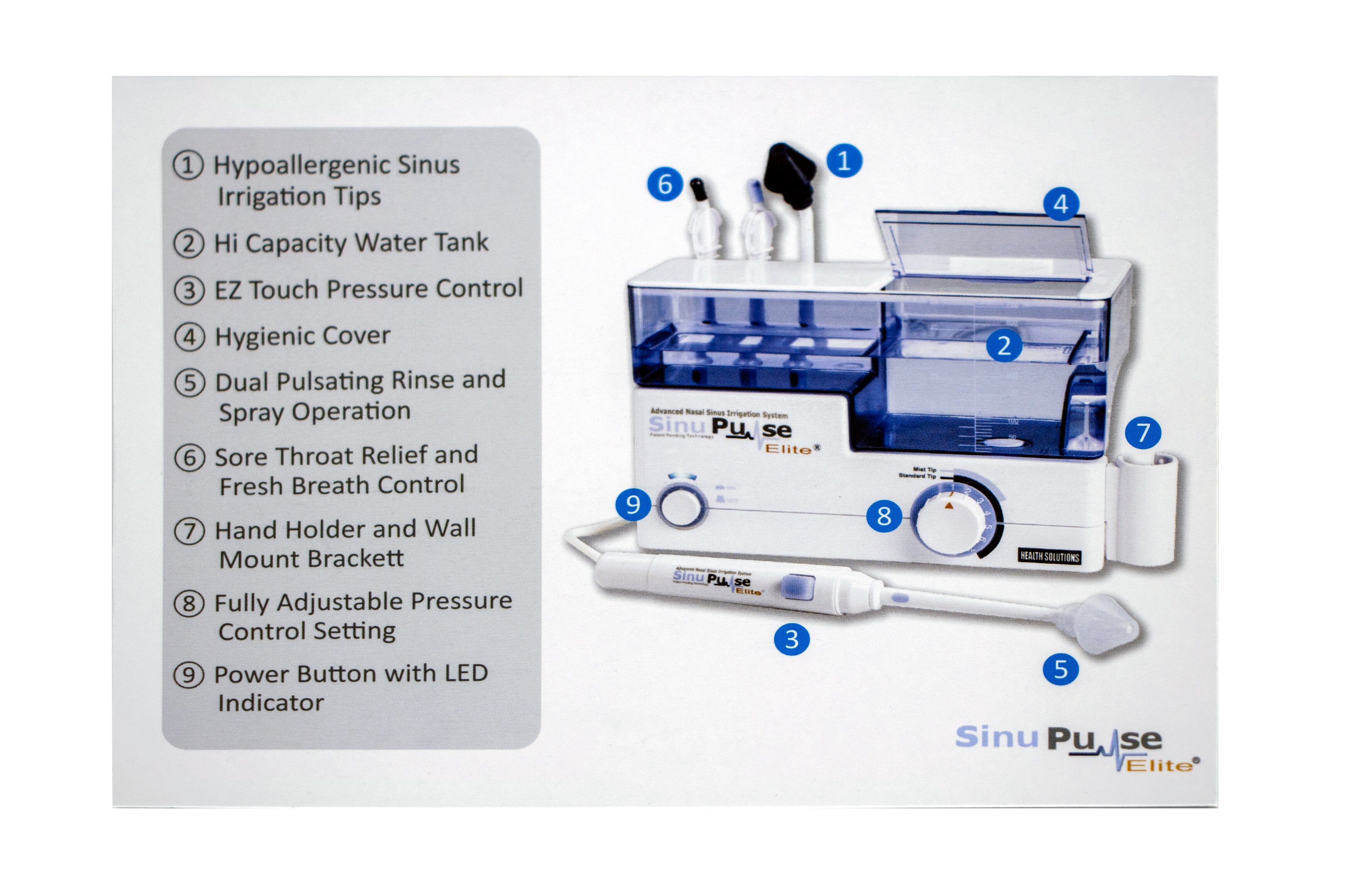 SinuPulse Elite Advanced Nasal Sinus Irrigation System