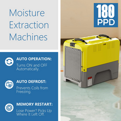 Alorair Storm LGR Extreme Smart App Control 180 PPD Dehumidifier with Pump
