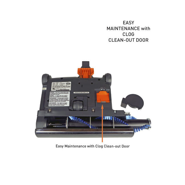 SEBO ET Power Head with on/off Switch for D4, E3, K3, C3.1, and Felix Vacuums