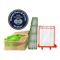 SEBO Service Box C (1 Piece), 10 Paper bags, Microfilter, and Exhaust Filter