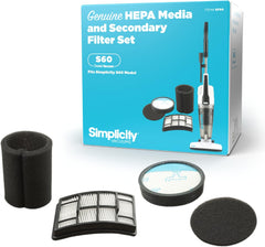 Filter Set for R60 and S60 Riccar Simplicity Spiffy Brooms