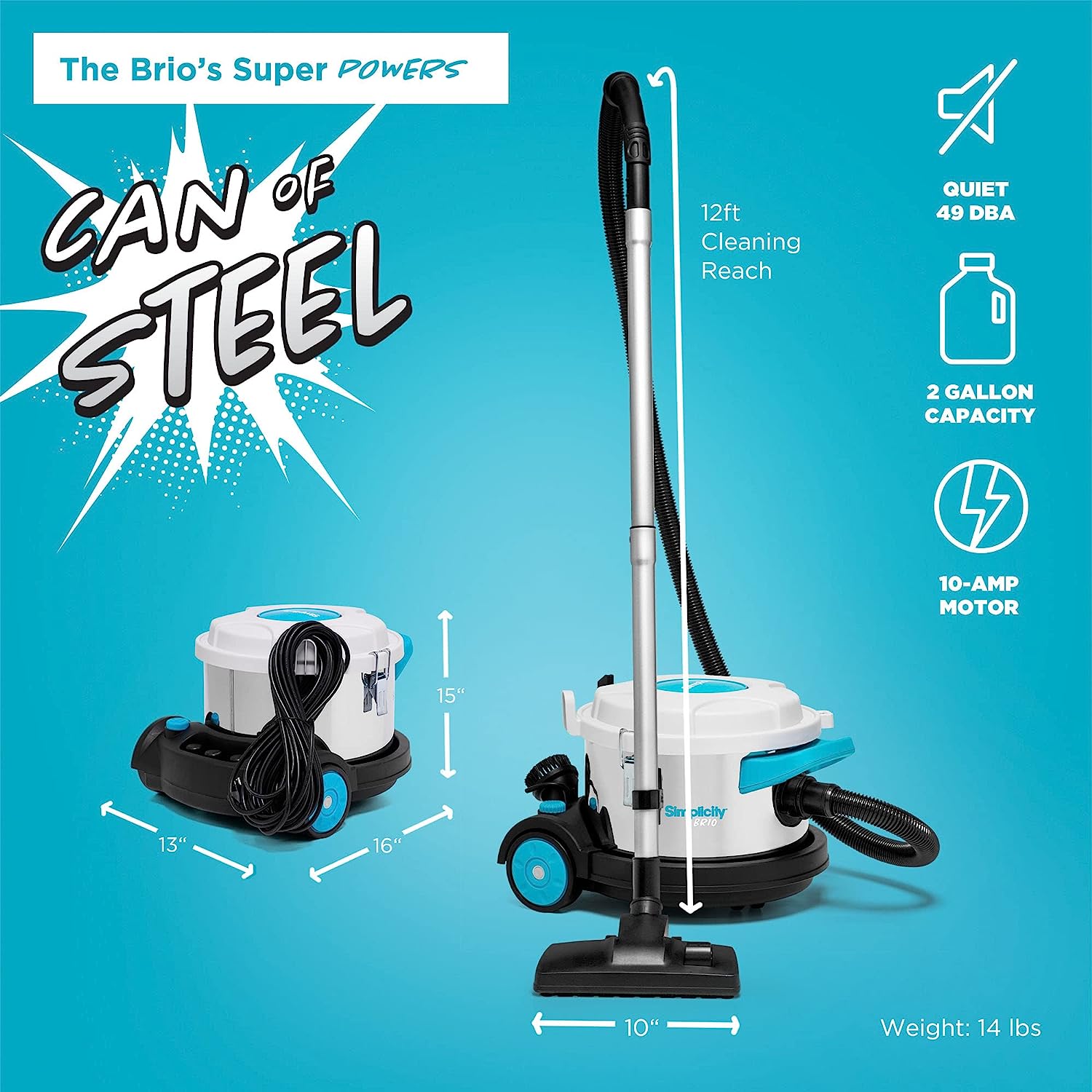 Simplicity Brio Cannister Vacuum