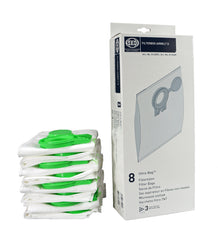 SEBO Filter Bag Box D (1 piece) - 8 bags with caps