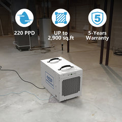 Alorair Sentinel HDi100 Crawl Space Dehumidifier with Pump 220 Pints/ Day