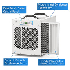 Alorair Sentinel HDi100 Crawl Space Dehumidifier with Pump 220 Pints/ Day