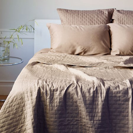 BedVoyage Rayon Viscose Bamboo Quilted Coverlet
