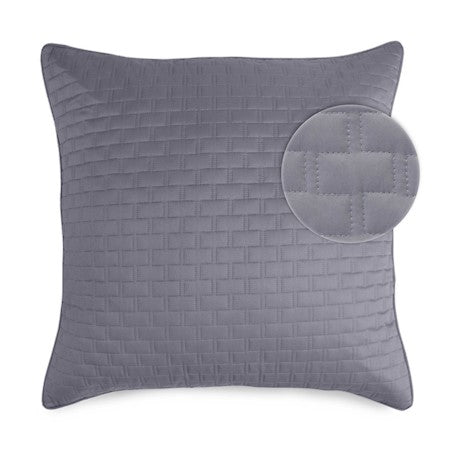 BedVoyage Rayon Viscose Bamboo Quilted Euro Sham