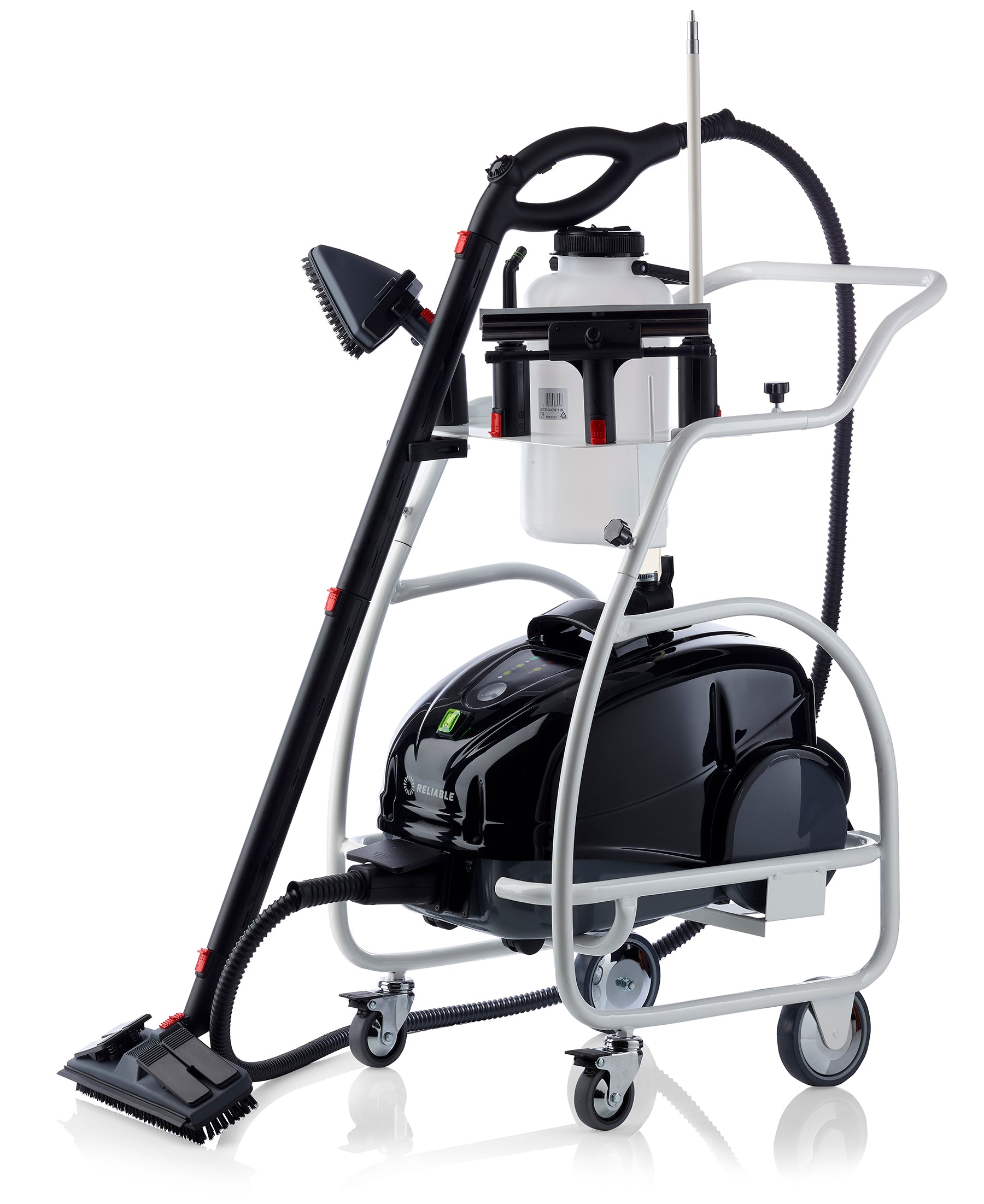 Reliable Brio Pro 1000CC Commercial Vapor Steam Cleaners - with Trolley Cart