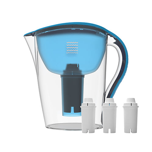 Drinkpod Alkaline Water Filter Pitcher, 3.5 Liter