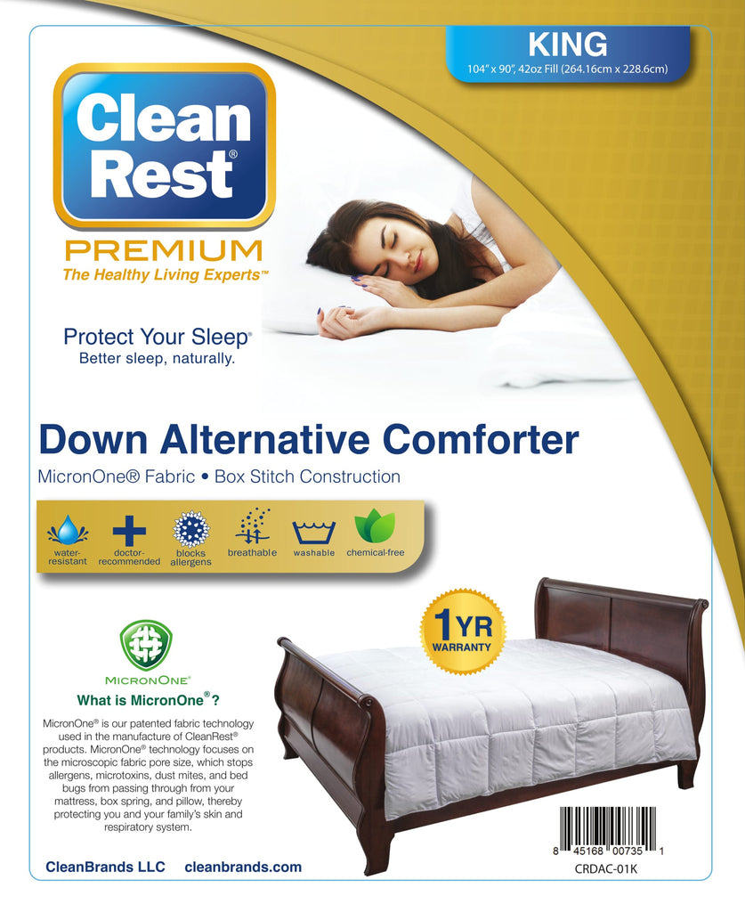 CleanRest MicronOne Down Alternative Comforters