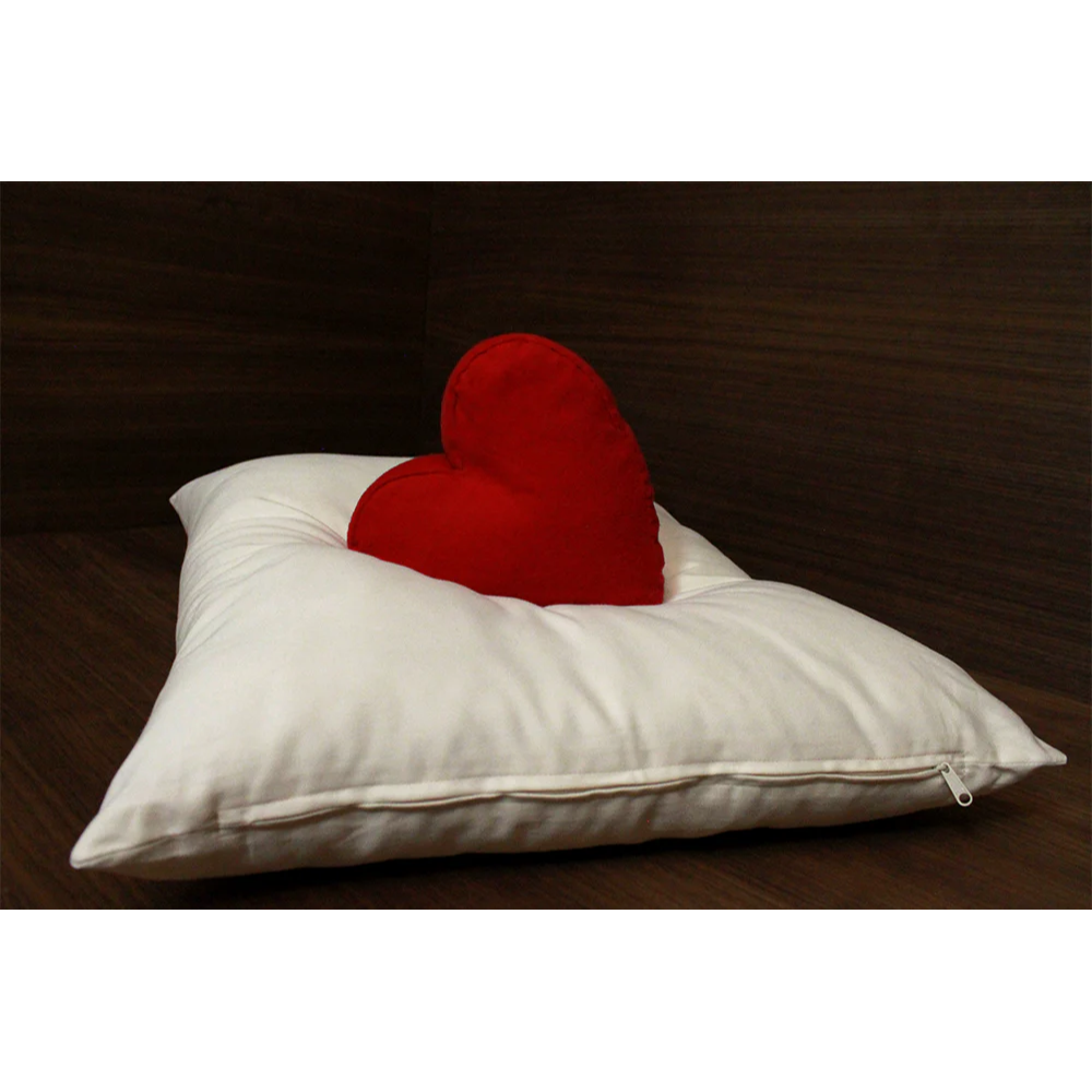 Soaring Heart Organic Wool Pillow
