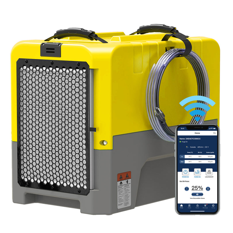 Alorair Storm LGR Extreme Smart App Control 180 PPD Dehumidifier with Pump