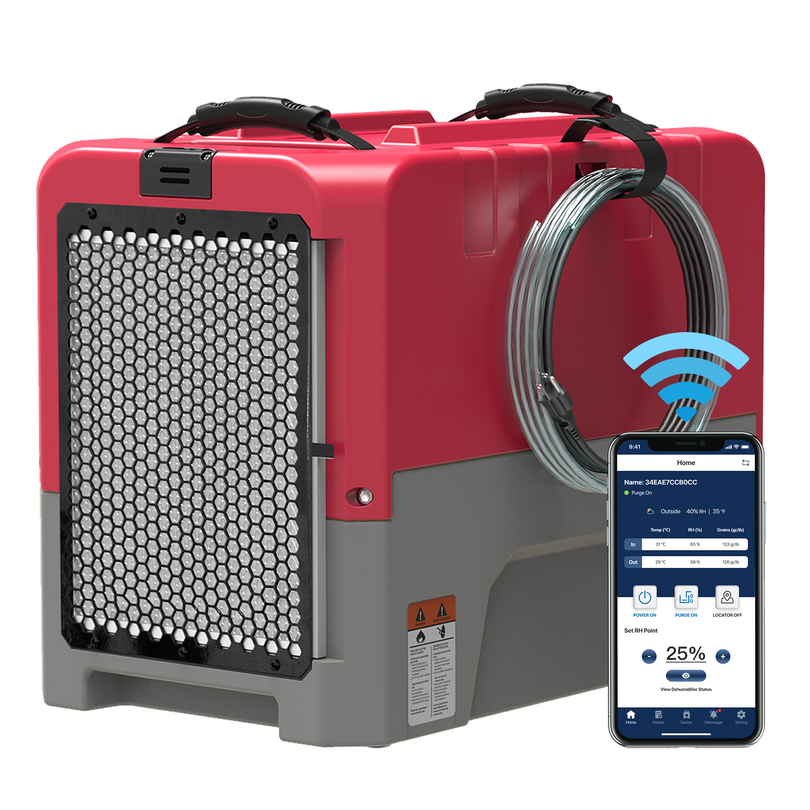Alorair Storm LGR Extreme Smart App Control 180 PPD Dehumidifier with Pump