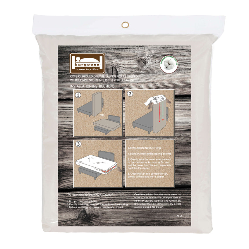 AllergyCare™ Organic Cotton Zippered Mattress Encasement