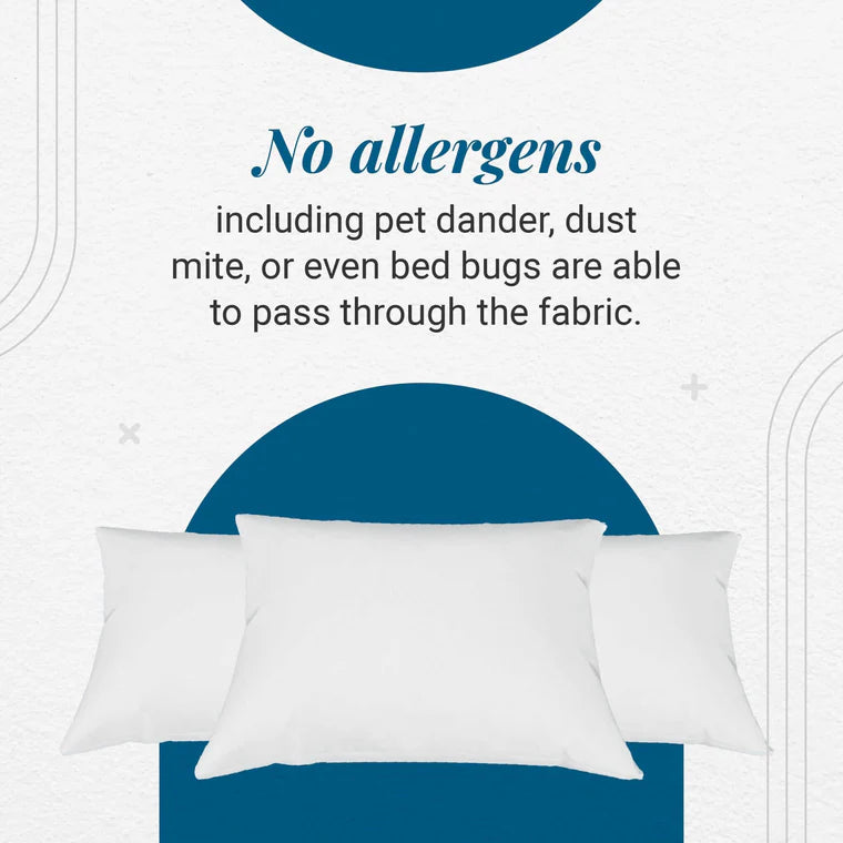 AllergyCare Pristine® Allergen Barrier Zippered Pillow Covers (Pair)