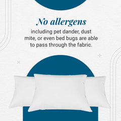 AllergyCare Pristine® Allergen Barrier Zippered Pillow Covers (Pair)