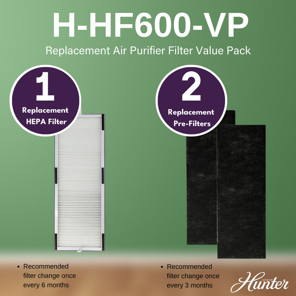 Hunter Replacement Filter Value Pack for HP600