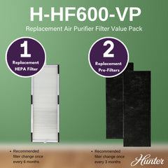 Hunter Replacement Filter Value Pack for HP600