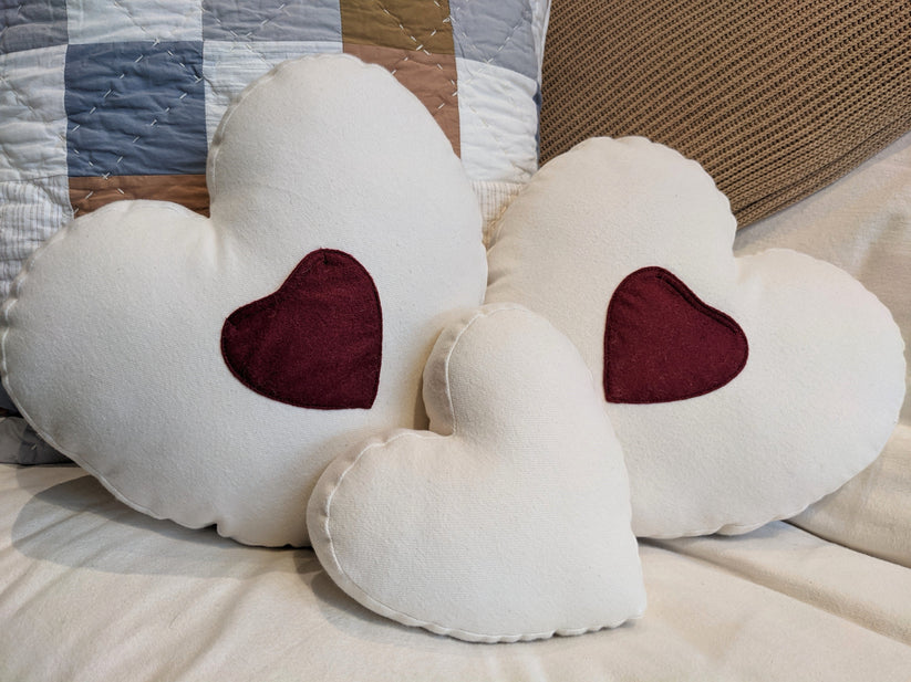 SOARING HEART Heart Pillow