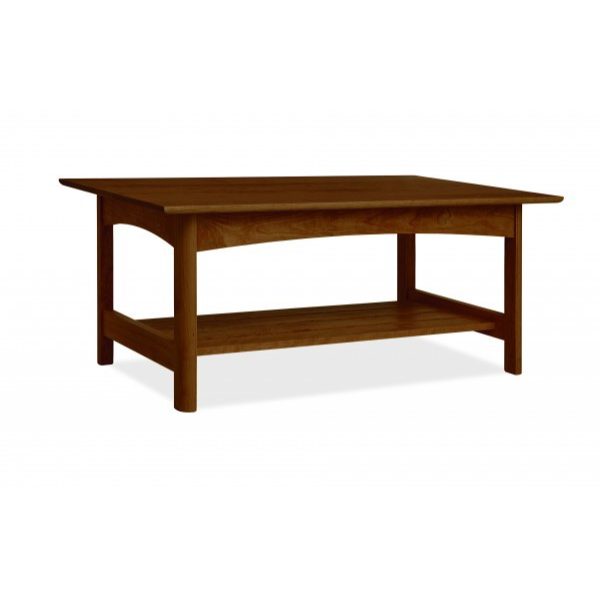 Vermont Furniture Heartwood Coffee Table with Slatted Shelf