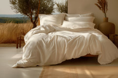 Sleep & Beyond 100% Organic Cotton Sateen Pillow Case Pair