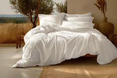 Sleep & Beyond 100% Organic Cotton Sateen Pillow Case Pair