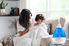 Crane 4-in-1 Cool Mist Humidifier with Aroma Tray & Sound Machine