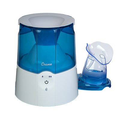 Crane 2-in-1 Warm Mist Humidifier & Respiration Steam Inhaler