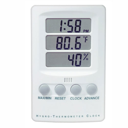 BGG Digital Hygrometer & Thermometer Clock
