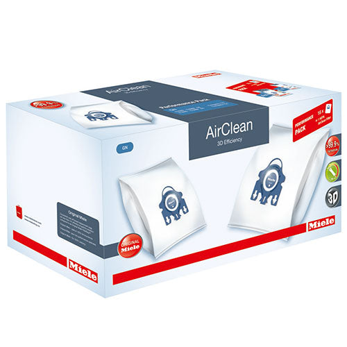 Miele Type GN FilterBags  AirClean HEPA HA30 Filter Performance Pack