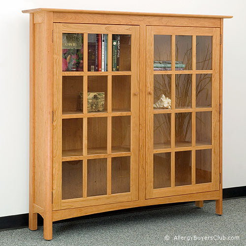 New England Wood Chatham 2-Door Glass Bookcases